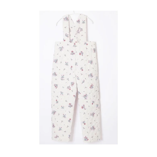 HOLIDAY FLOWER QUILTING STRAP FLIGHT PANTS