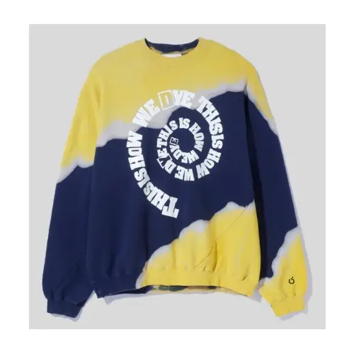 NOMARHYTHM TEXTILE Hand Dye Twist Sweat