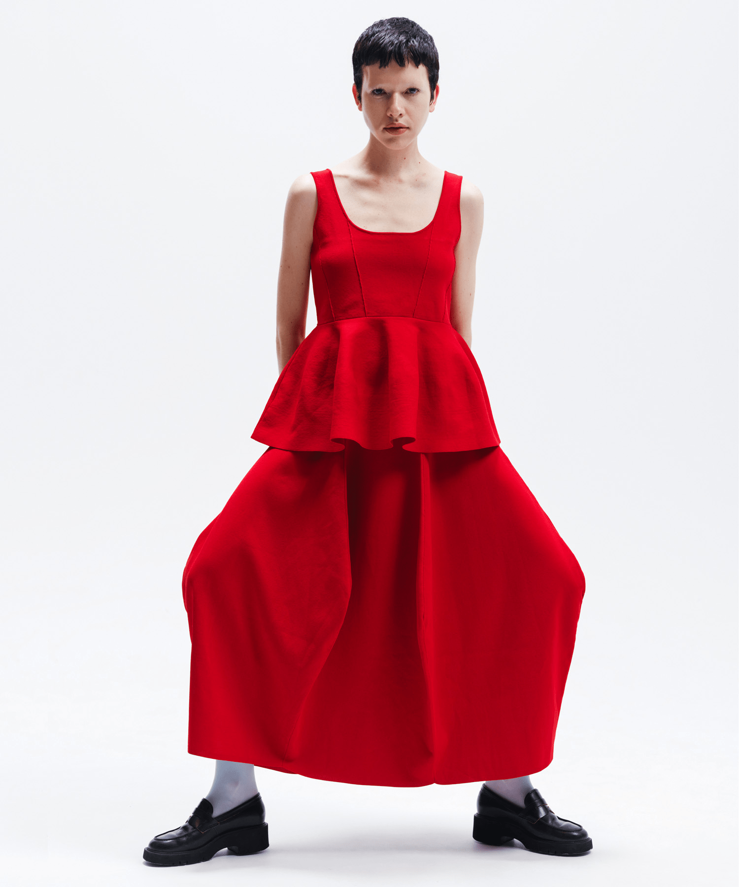 LAEMUSE LANTERN-SILHOUETTE SKIRT