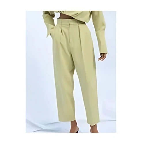 JOSE MOON TUCK VOLUME TAPERED PANTS