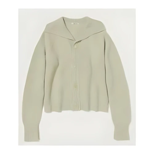 AURALEE BABY CASHMERE KNIT CARDIGAN