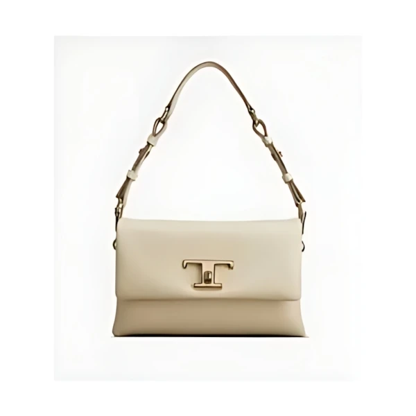 TOD’S T タイムレス レザー フラップ バッグ ミニ