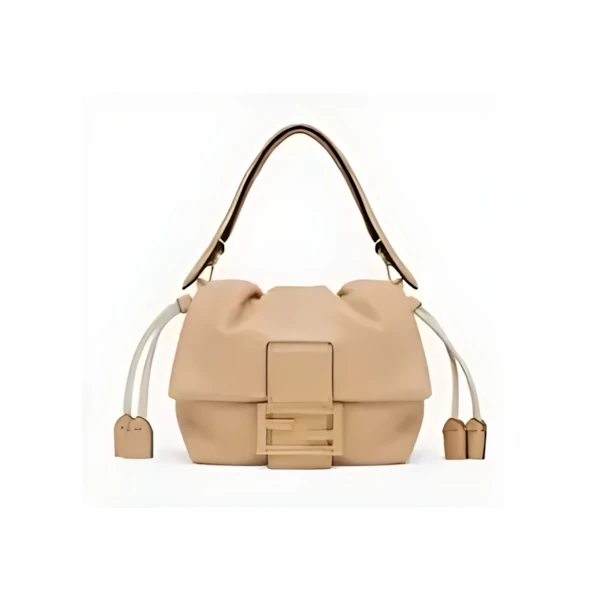 FENDI マンマ バゲット スモール ライトピンク ナッパレザー ミニバッグ