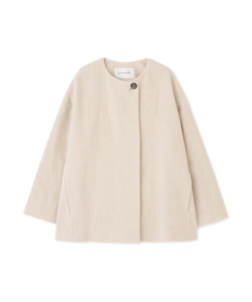 NATURAL BEAUTY BASIC カシミヤブレンドハーフコート