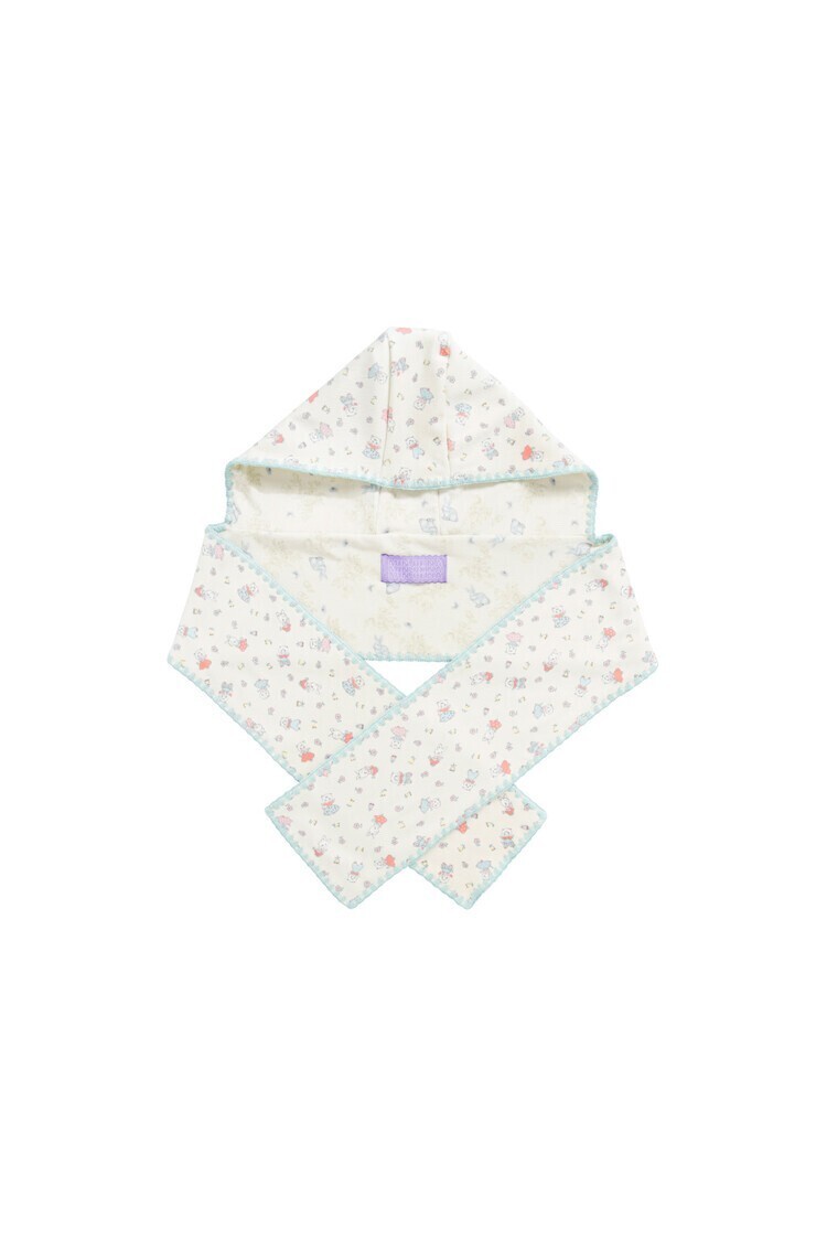 MINJIENA reversible hood muffler cream