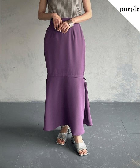 &g’aime Drawstring 2way mermaid skirt/988-62617
