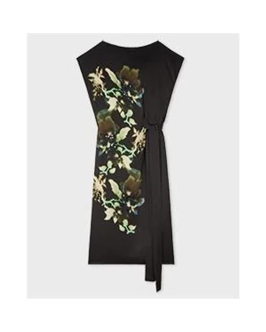 Paul Smith 'Lens Blur Botanical' Embellished Viscose Dress