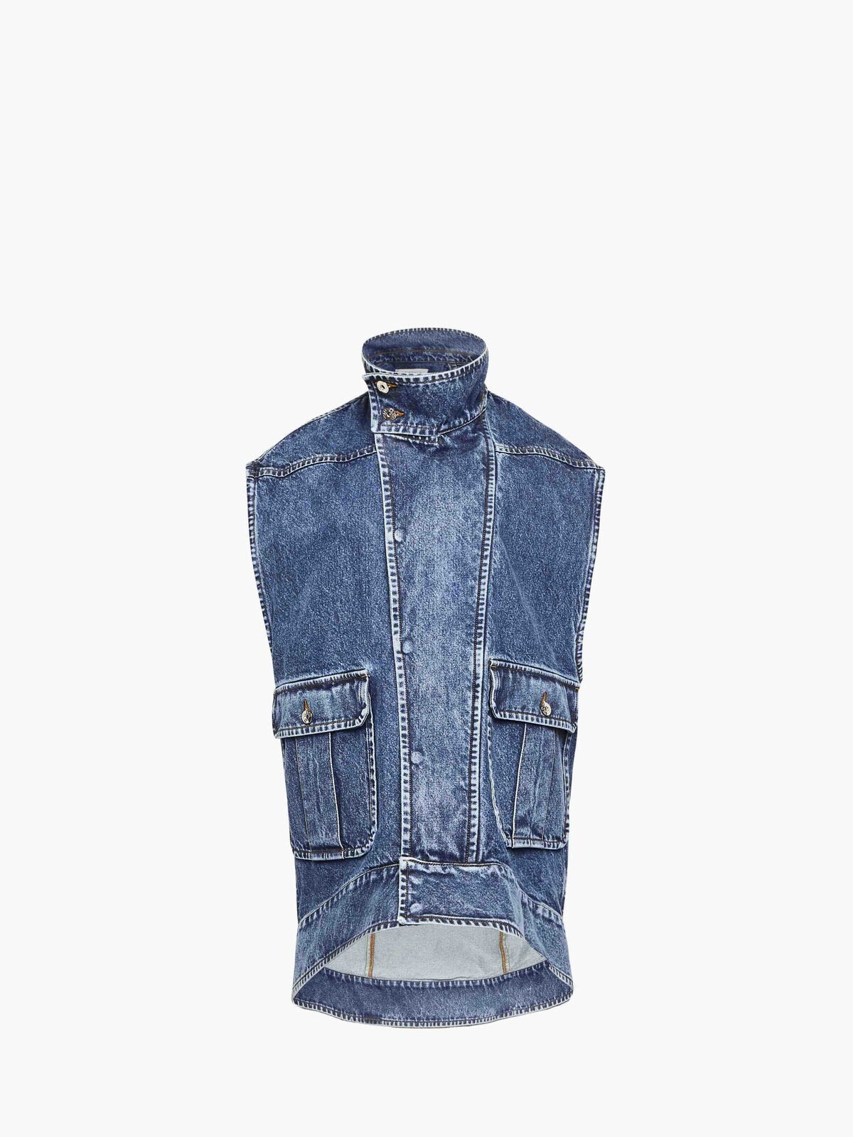 JW ANDERSON オーバーサイズ ノースリーブ ハイネック ジャケット