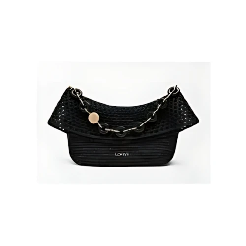 LOEWE オラ バッグ ミディアム（ラフィア&カーフ）