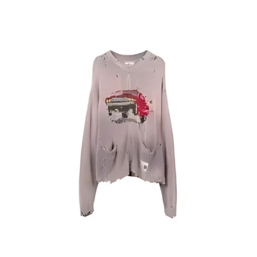 MIHARA YASUHIRO Car Jacquard Knit Cardigan