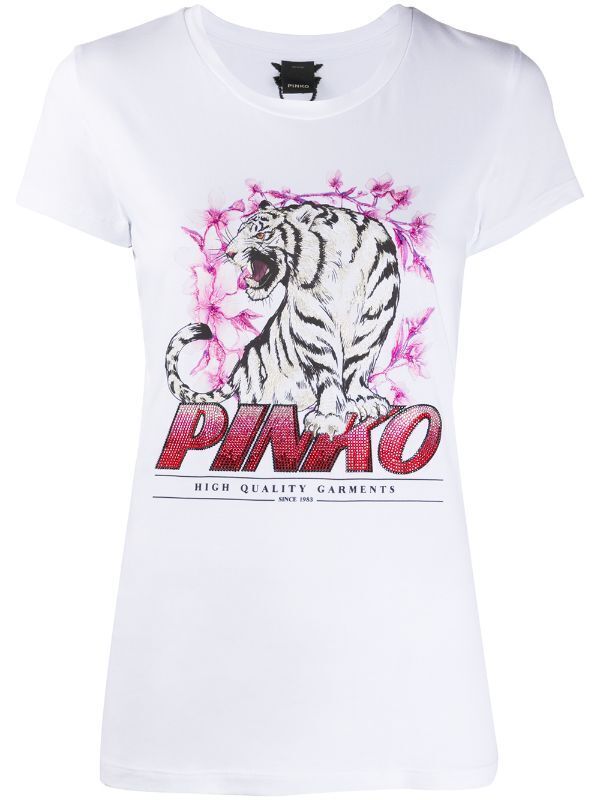 PINKO タイガープリント Tシャツ