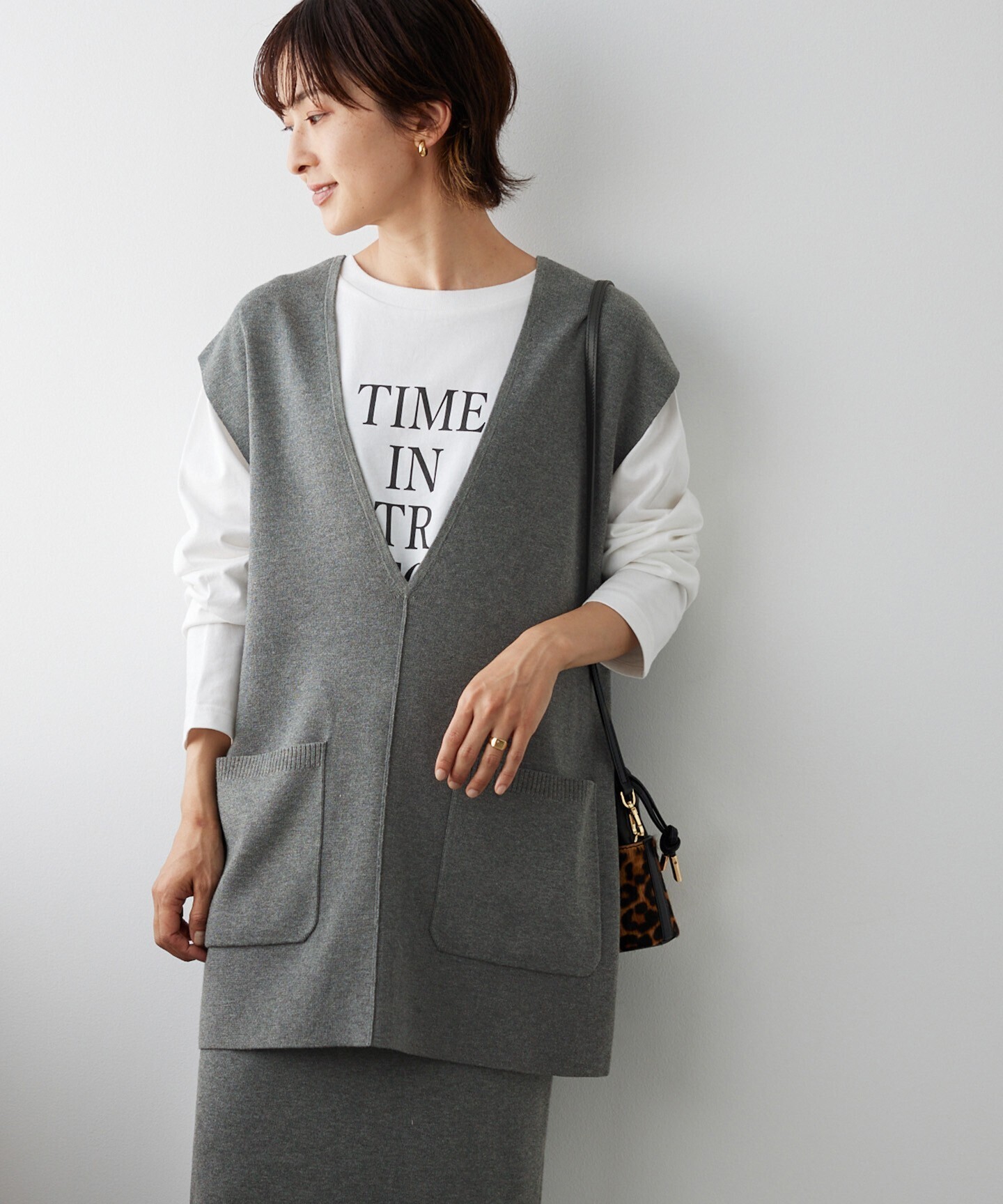 JOURNAL STANDARD relume フルニードルVネックベスト