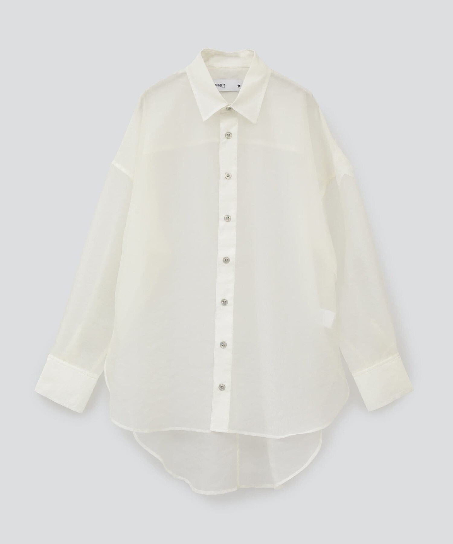 CONVERSE TOKYO ORGANDY SHEER SHIRT