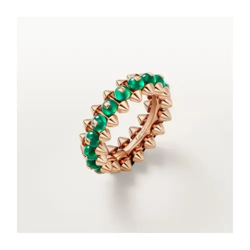 Cartier Clash de Cartier ring green-dyed agate