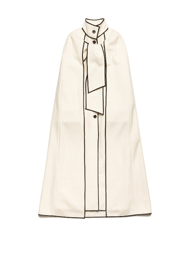 Hdxuly Wool Cape Coat