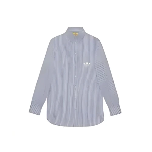adidas × GUCCI Striped Cotton Shirt