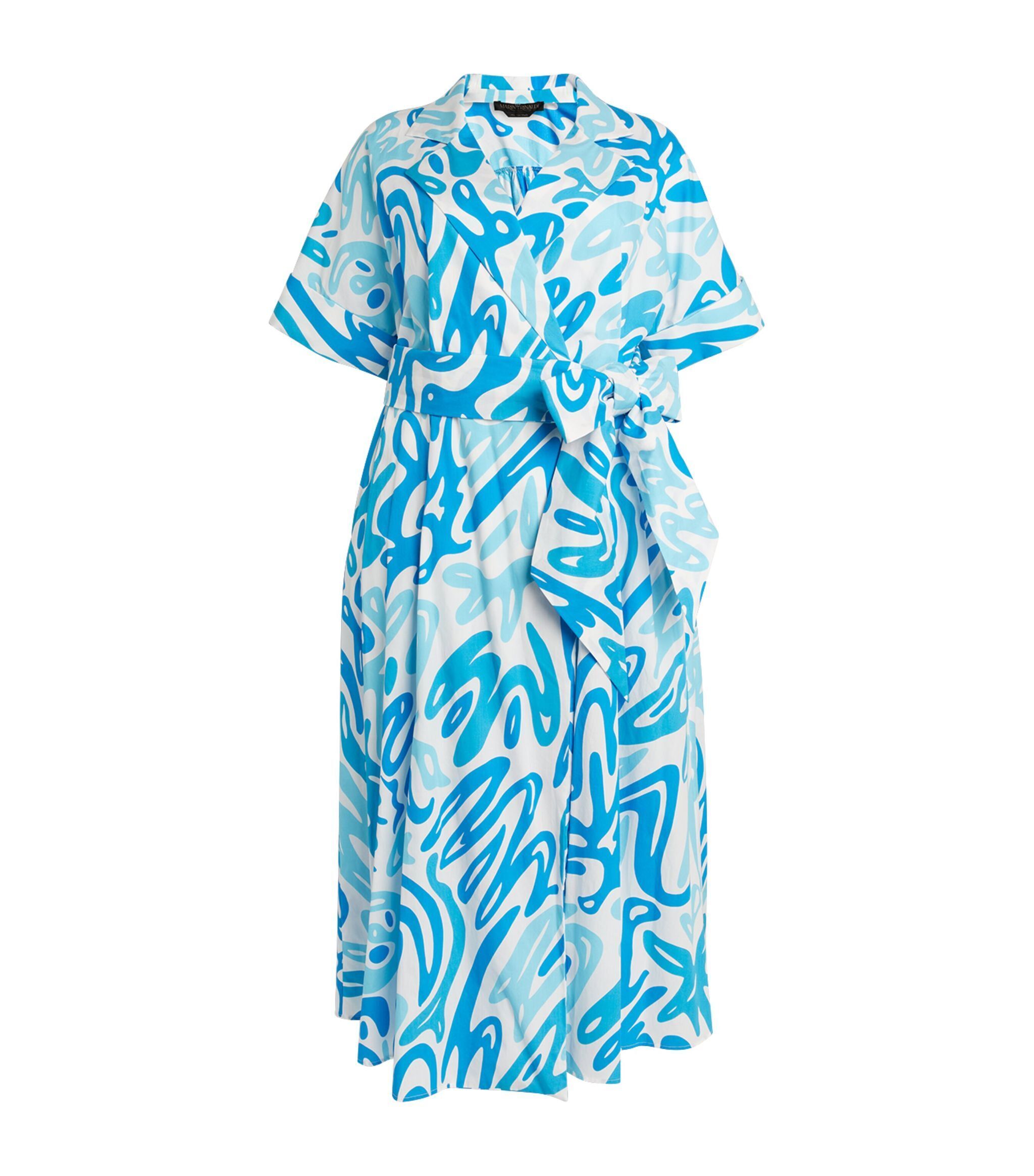 MARINA RINALDI by Sara Battaglia Belted Maxi Wrap Dress