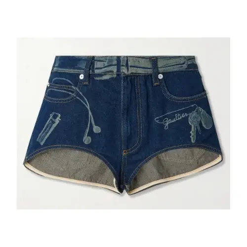 Jean Paul Gaultier denim shorts