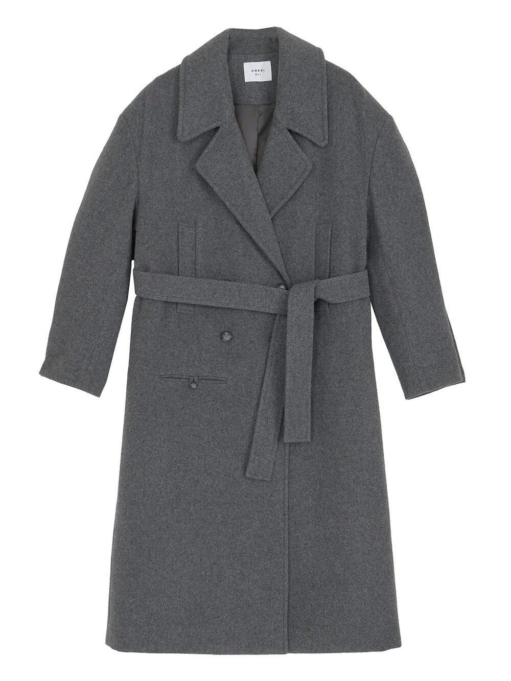 AMERI VINTAGE WIDE SHOULDER WOOL CHESTER COAT