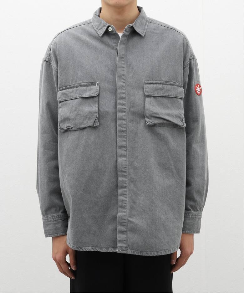 C.E OVERDYE COLOUR DENIM BIG SHIRT