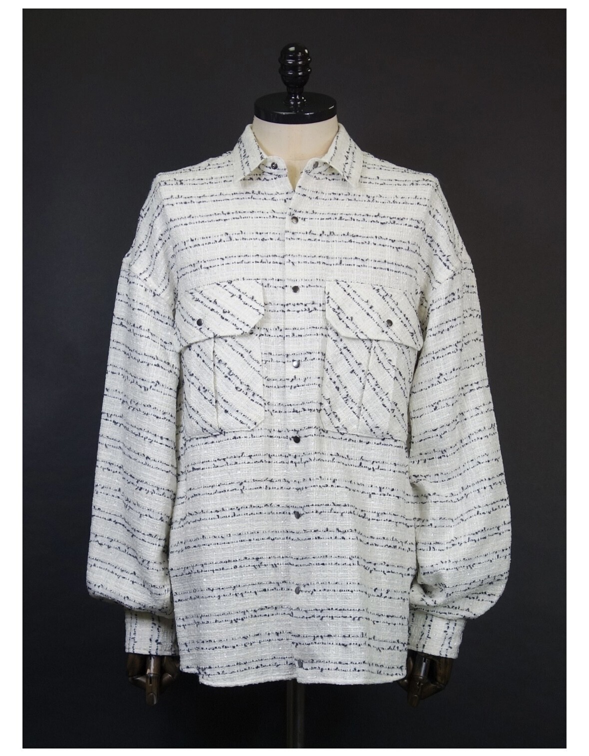 THE JEAN PIERRE ツイードシャツ