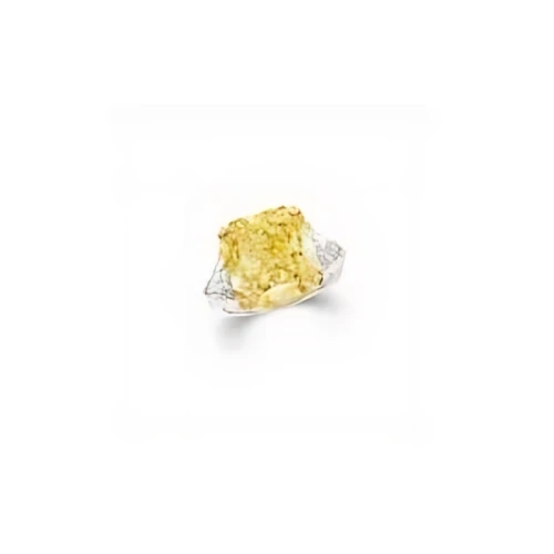 GRAFF Radiant Cut Yellow and White Diamond High Jewellery Ring