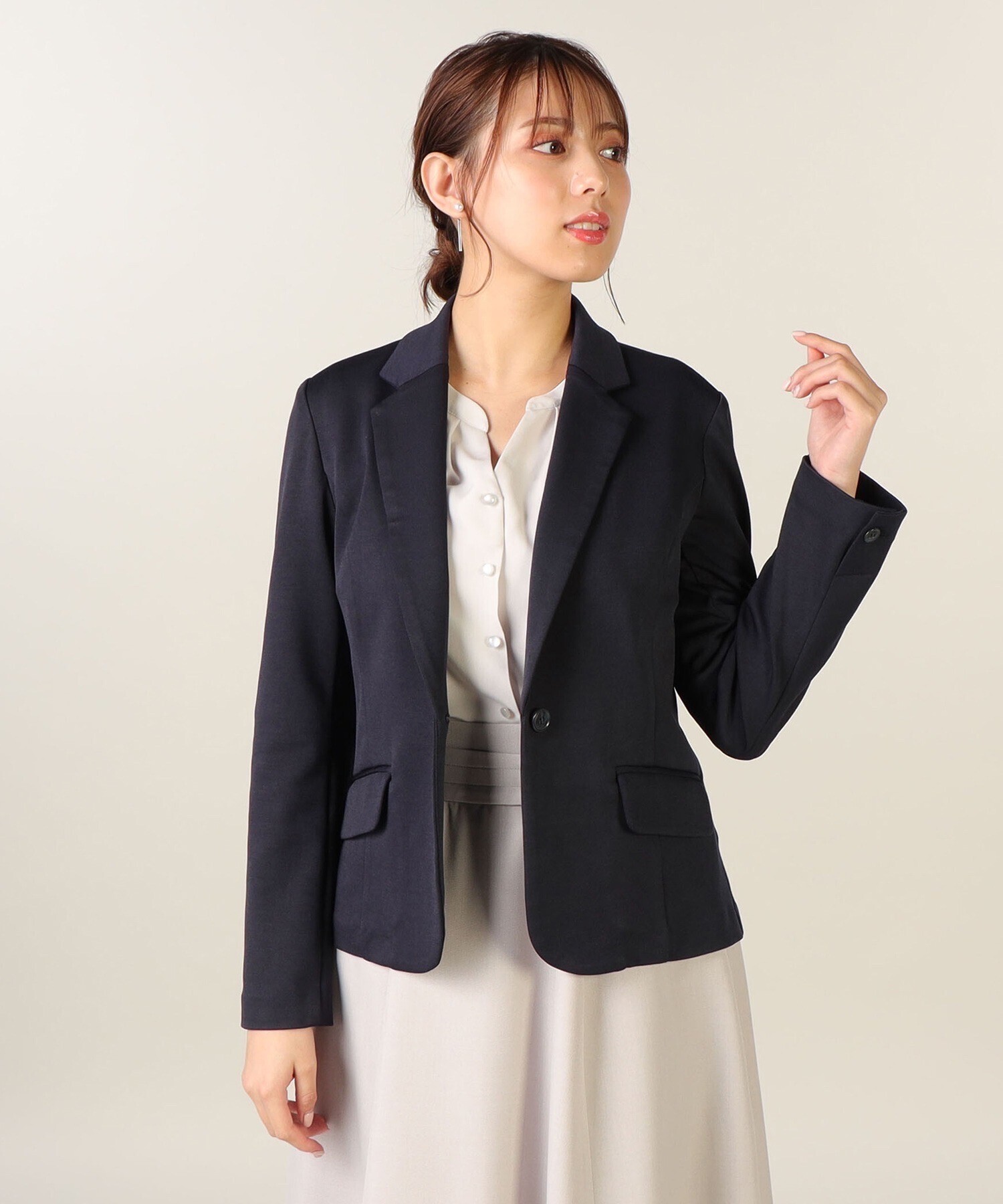 LAISSE PASSE ポンチテーラードジャケット