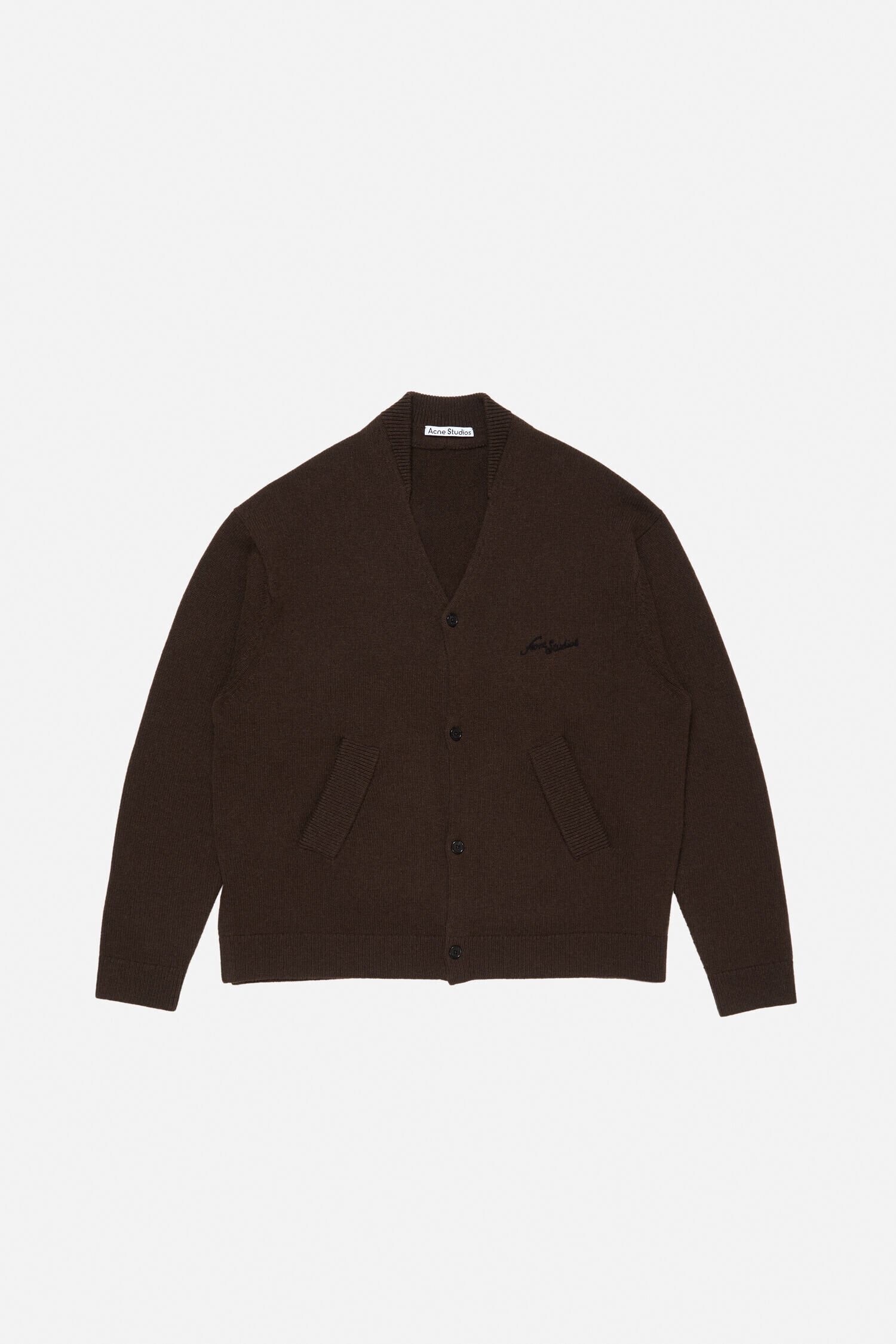 Acne Studios ウールVネックカーディガン