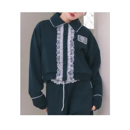 Me roir GIRLY FRENCH LACE ZIPUP