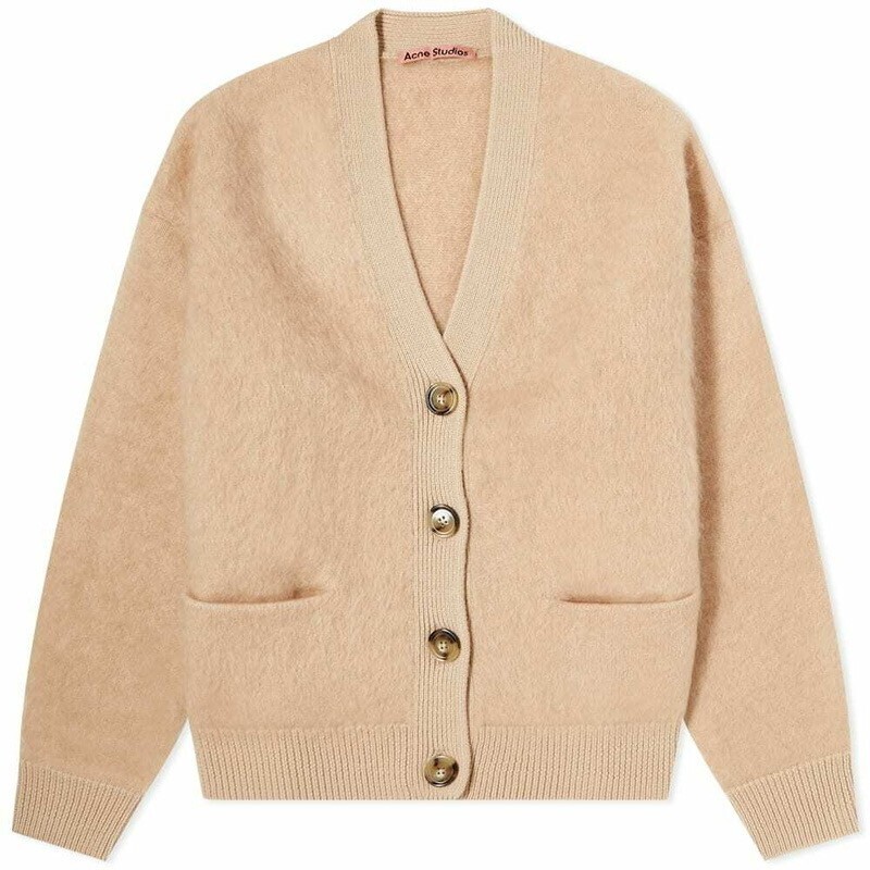 Acne Studios Women's Rives Cardigan in Warm Beige