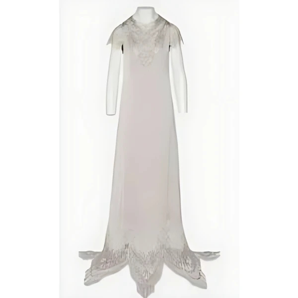 TANAKA DAISUKE scale brade embroidery long dress