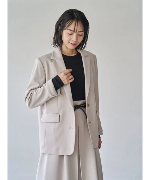 TONAL ウォームツイルシングルジャケット