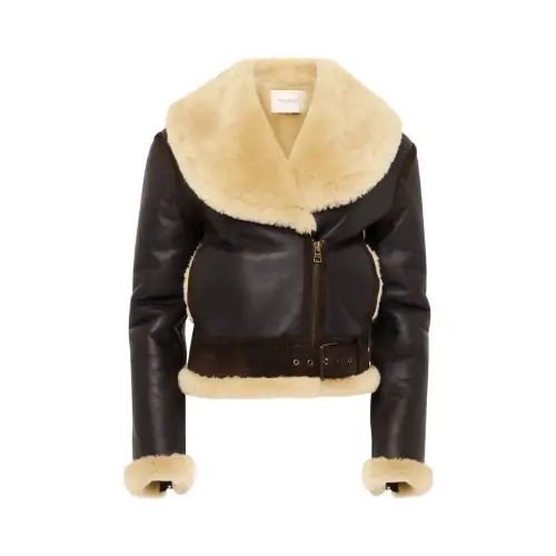 JW ANDERSON シアリングカラー レザージャケット