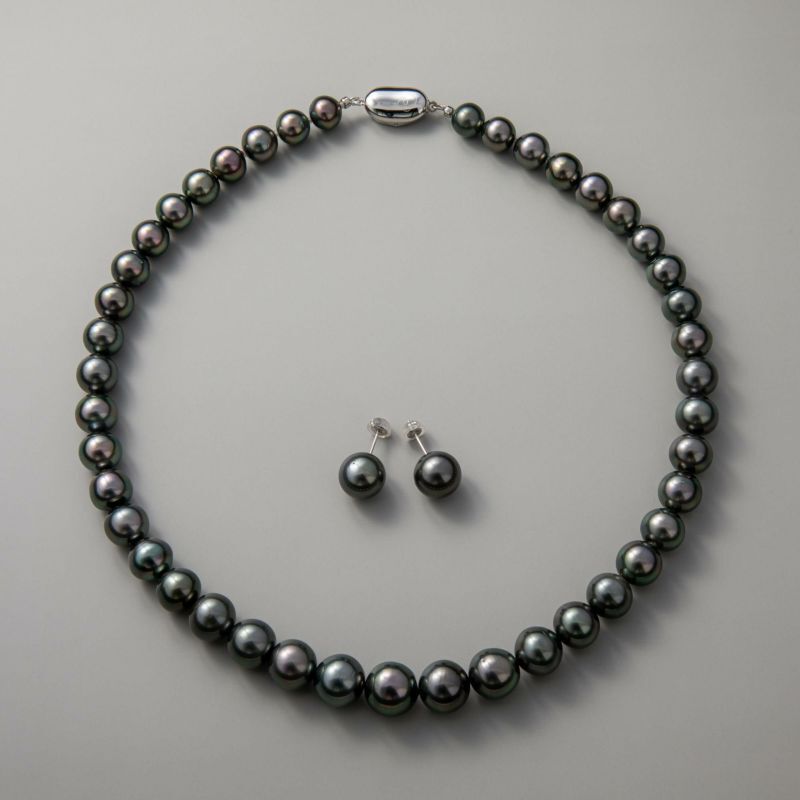 Pearl for Life タヒチ黒蝶真珠 ネックレス セット