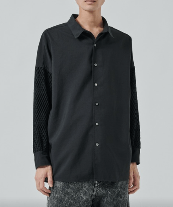 SHAREEF MESH SLEEVE SHIRTS