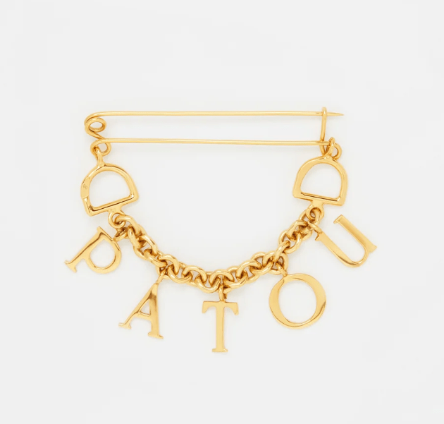 PATOU ブラス製 パトゥブローチ