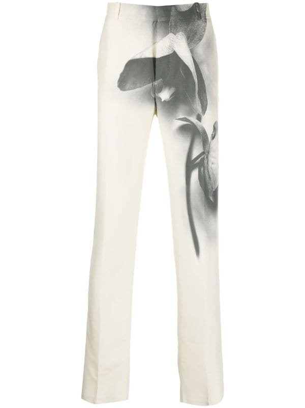 Alexander McQueen Orchid テーラードパンツ