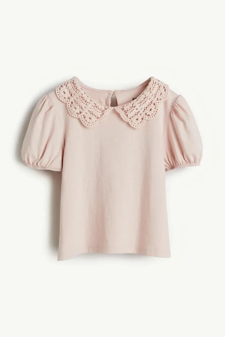 H&M 襟付きジャージートップス