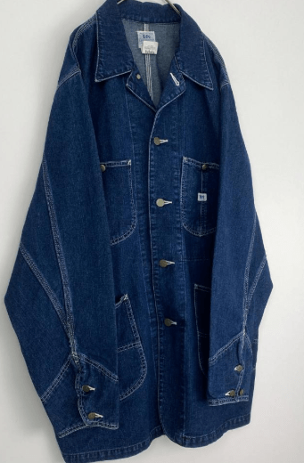 LEE カバーオール 91-J 復刻 90s 0412 ハウスタグ 濃紺 L