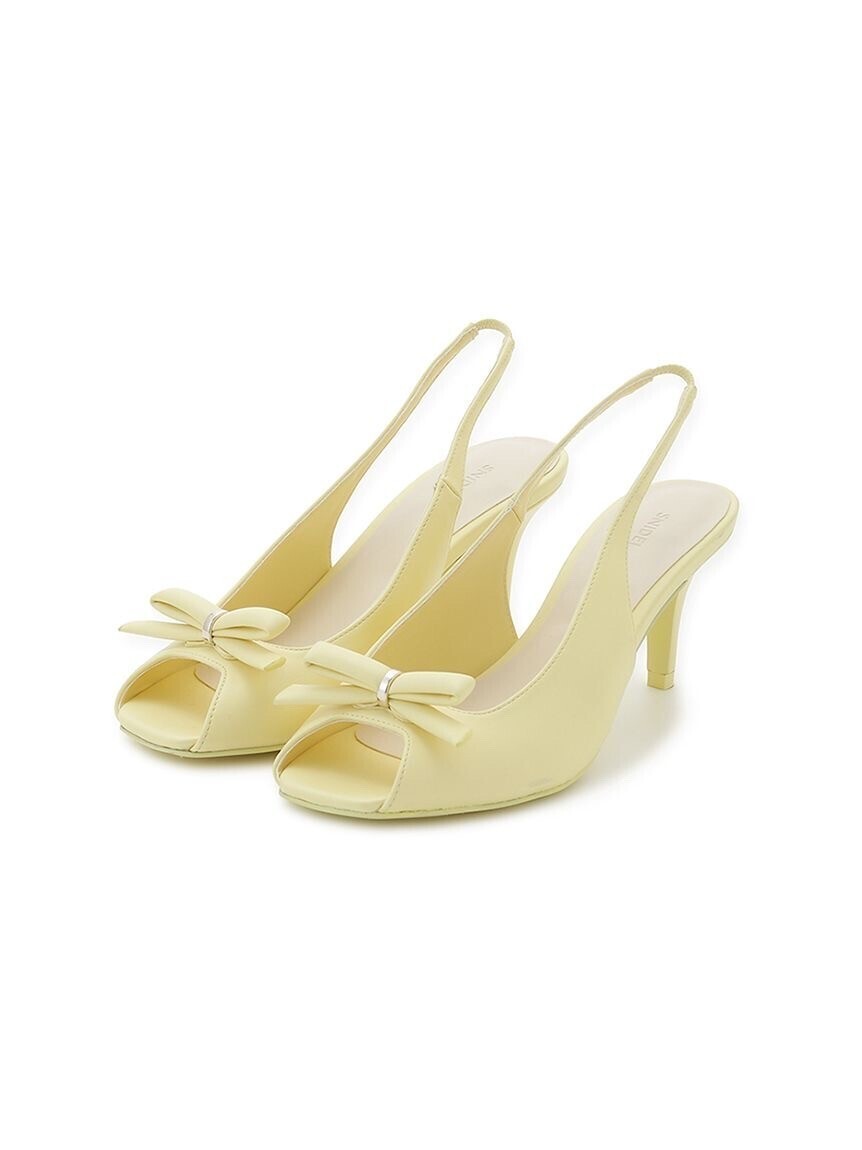 SNIDEL バックストラップリボンサンダル