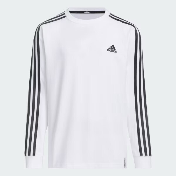 adidas エッセンシャルズ プラス ルーズフィット スリーストライプス 長袖Tシャツ