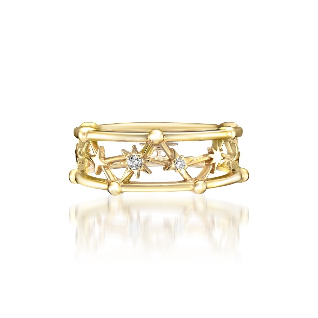 STAR JEWELRY K10 ピンキーリング CONSTELLATION
