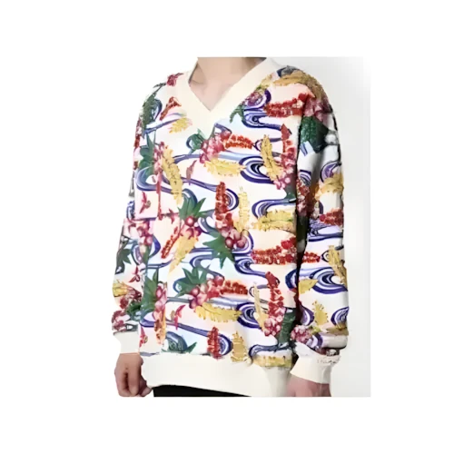 TUITACI RYUKYU DYEING BOA FLLECE SWEATER