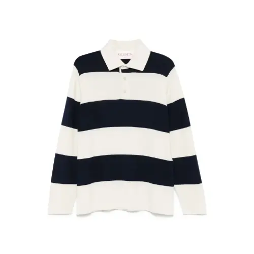 VALENTINO ストライプ ポロシャツ