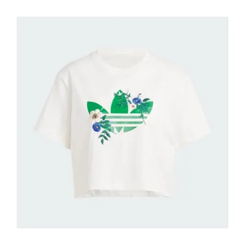 adidas グラフィック フローラル トレフォイル Tシャツ