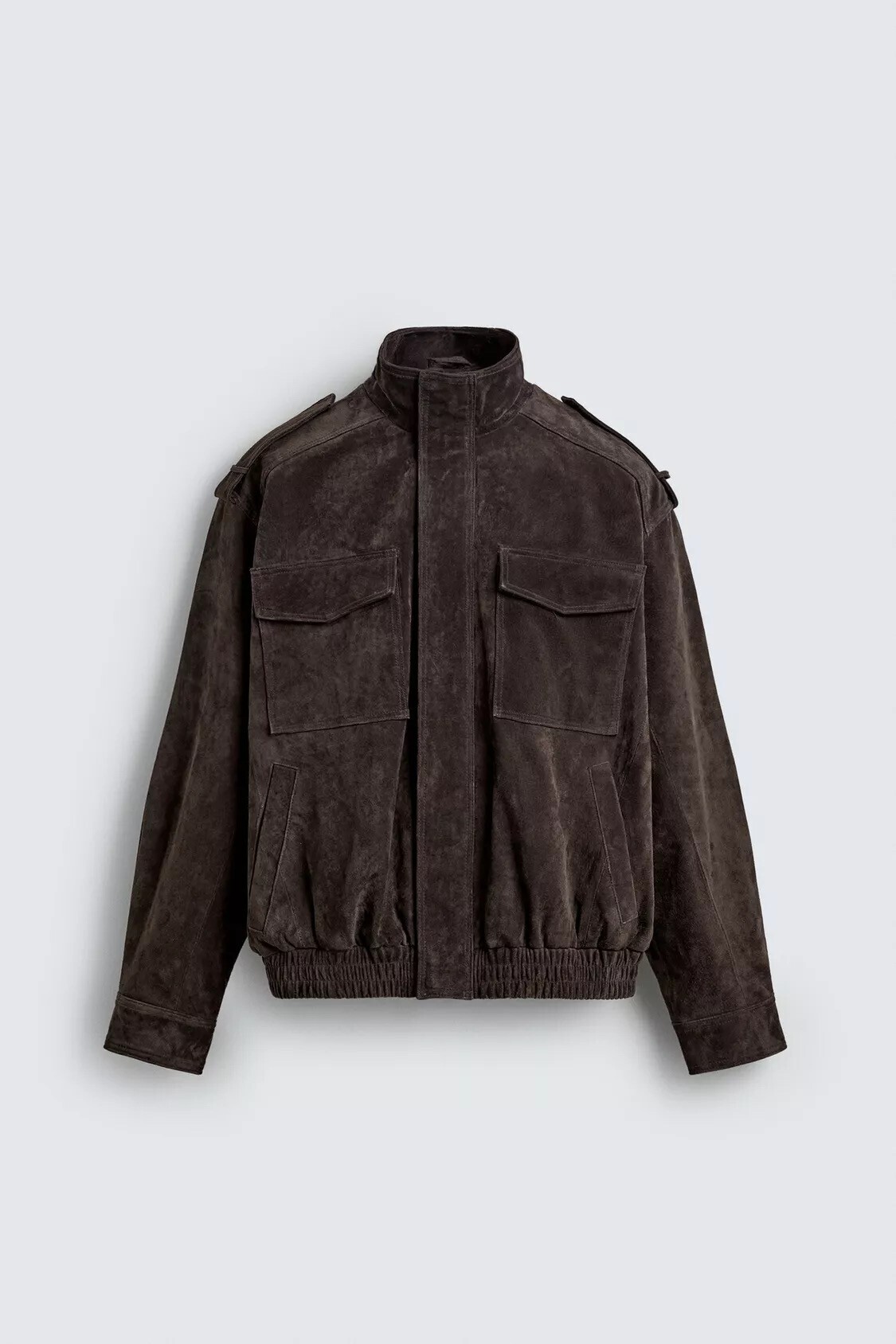 ZARA スエードレザーブルゾン