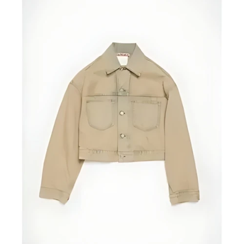Acne Studios デニムジャケット - オーバーサイズクロップドフィット