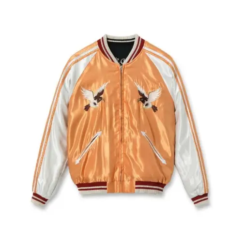 TAILOR TOYO 1950s Style Acetate Souvenir Jacket