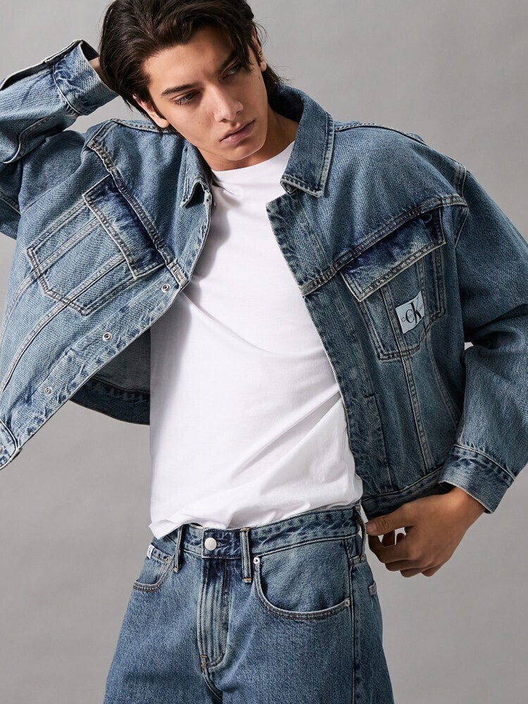 Calvin Klein ボクシーデニムジャケット