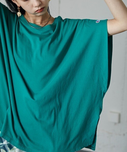 Champion (Champion×ROSE BUD)<ROSE BUD別注>フレンチスリーブTシャツ
